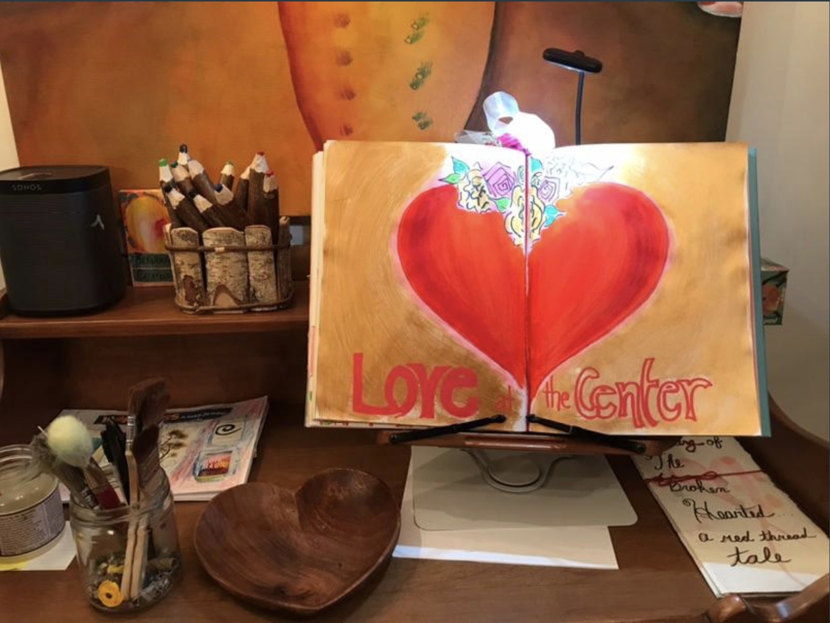 Love at the center